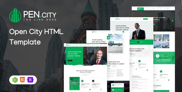 OpenCity v1.0 – Political and Government HTML Template