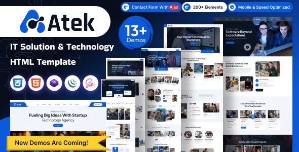 Atek v1.0 - IT Solution and Technology HTML Template