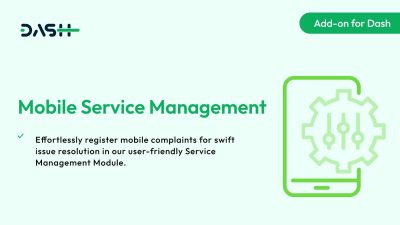 Mobile Service Management – Dash SaaS Add-on v2.5