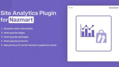 Site Analytics Plugin v1.0.1 Nazmart Multi-Tenancy eCommerce Platform (SAAS)