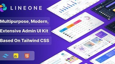 Lineone (v3.1.1) Tailwind CSS Admin Template HTML, HTML + Laravel