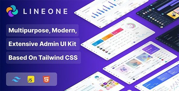 Lineone (v3.1.1) Tailwind CSS Admin Template HTML, HTML + Laravel