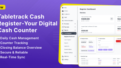 Cash Register Module for Tabletrack源码下载