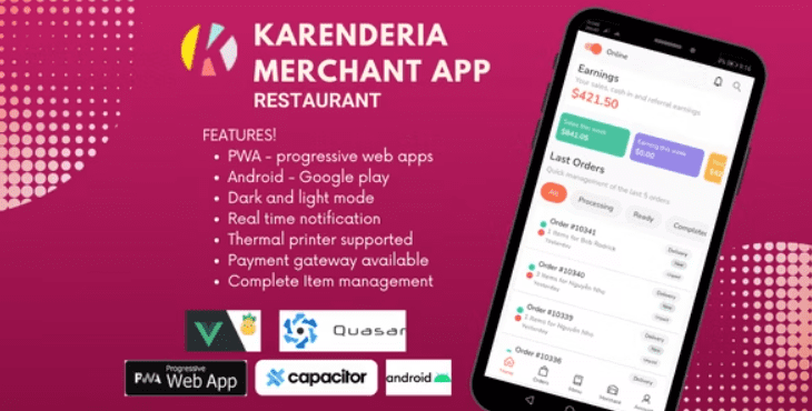 Karenderia Merchant App Restaurant v1.0.7