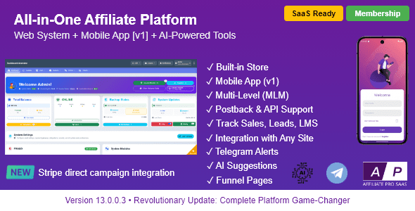 AffiliatePro SaaS源码下载