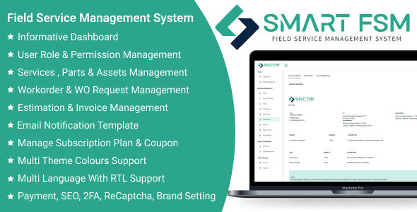 Smart FSM SaaS源码下载