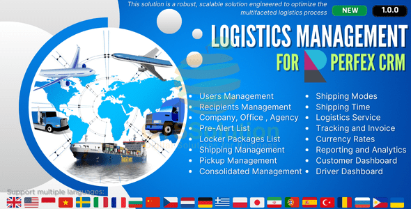 Logistics Management module for Perfex CRM 源码下载
