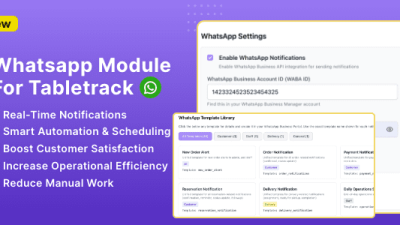 WhatsApp Module for TableTrack源码下载