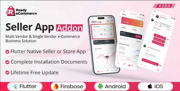Ready eCommerce - E-Commerce Seller App - Store App - Provider App - Vendor App Addon源码下载