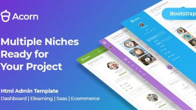 Acorn (v7.8.0) Bootstrap 5 Html Laravel.Net Admin Template