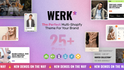 Werk - Clothing Shopify Theme主题下载