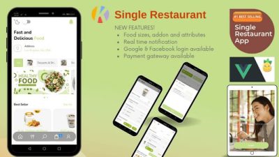 Karenderia Single Restaurant App Food Ordering with Restaurant Panel源码下载