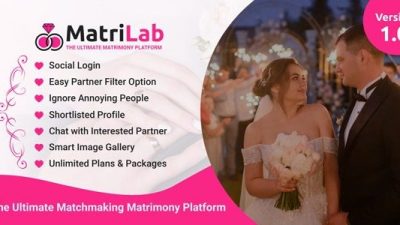 MatriLab (v2.3) (17 September 2025) Ultimate Matchmaking Matrimony Platform