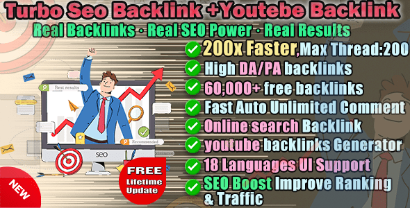 Turbo Seo backlink + Youtube Backlink Generator源码下载