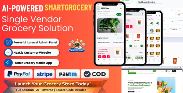 SmartGrocery SaaS源码下载