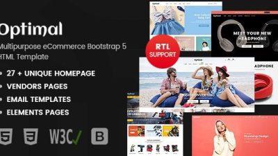 Optimal v4.1 eCommerce HTML Template