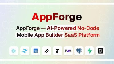 AppForgeAI 驱动的无代码移动应用构建 SaaS 平台源码 下载