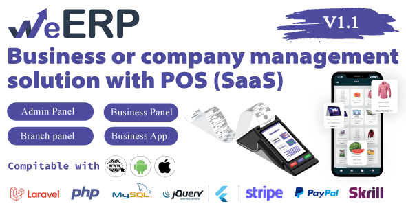 WeERP (SaaS) 源码下载