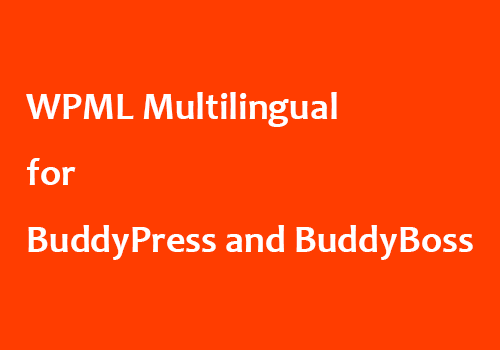 WPML Multilingual for BuddyPress and BuddyBoss插件下载