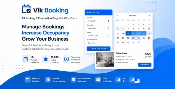 Vik Booking Pro插件下载