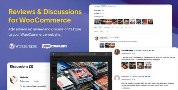 WooCommerce Photo & Video Reviews + Q&A Discussions插件下载