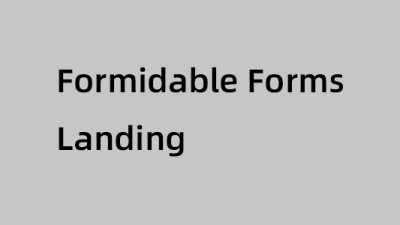 Formidable Forms Landing 插件下载